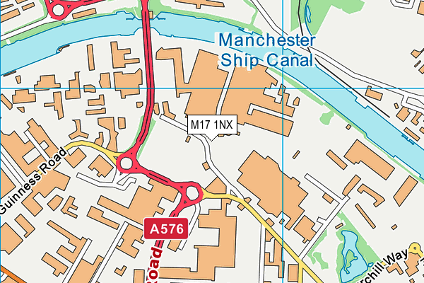 M17 1NX map - OS VectorMap District (Ordnance Survey) M17 1NX map - OS VectorMap District (Ordnance Survey)