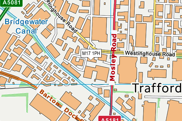 M17 1PH map - OS VectorMap District (Ordnance Survey) M17 1PH map - OS VectorMap District (Ordnance Survey)