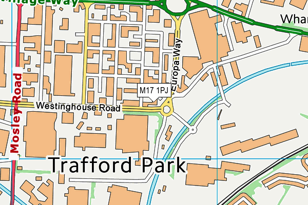 M17 1PJ map - OS VectorMap District (Ordnance Survey) M17 1PJ map - OS VectorMap District (Ordnance Survey)