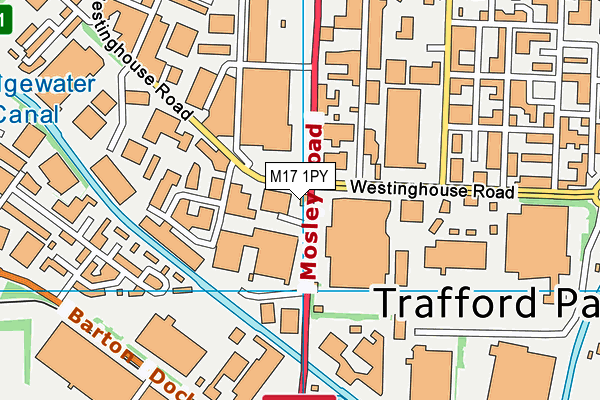 M17 1PY map - OS VectorMap District (Ordnance Survey) M17 1PY map - OS VectorMap District (Ordnance Survey)