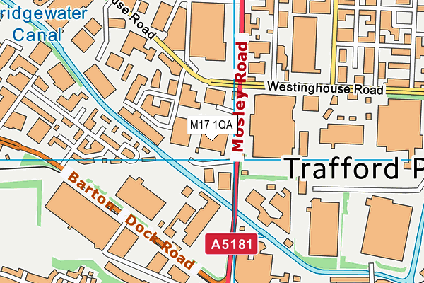 M17 1QA map - OS VectorMap District (Ordnance Survey) M17 1QA map - OS VectorMap District (Ordnance Survey)