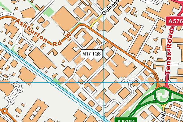 M17 1QS map - OS VectorMap District (Ordnance Survey) M17 1QS map - OS VectorMap District (Ordnance Survey)