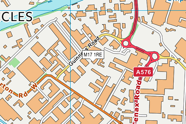 M17 1RE map - OS VectorMap District (Ordnance Survey) M17 1RE map - OS VectorMap District (Ordnance Survey)