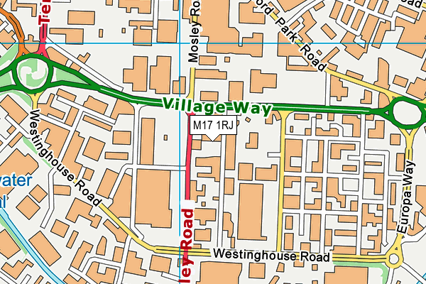 M17 1RJ map - OS VectorMap District (Ordnance Survey) M17 1RJ map - OS VectorMap District (Ordnance Survey)