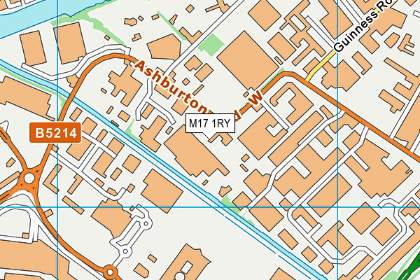 M17 1RY map - OS VectorMap District (Ordnance Survey) M17 1RY map - OS VectorMap District (Ordnance Survey)