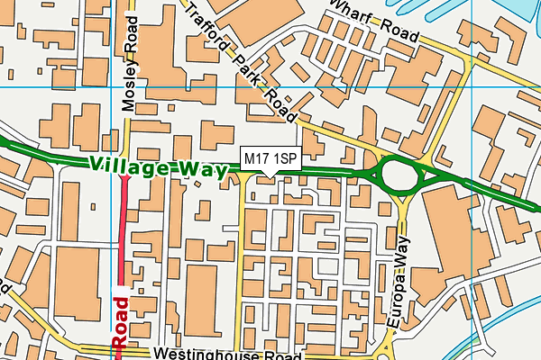M17 1SP map - OS VectorMap District (Ordnance Survey) M17 1SP map - OS VectorMap District (Ordnance Survey)