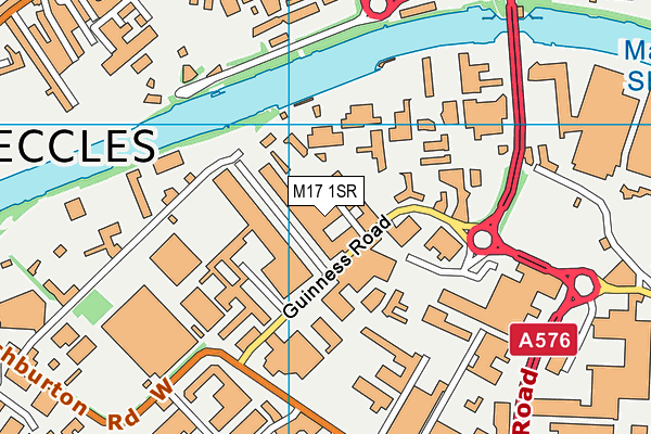 M17 1SR map - OS VectorMap District (Ordnance Survey) M17 1SR map - OS VectorMap District (Ordnance Survey)