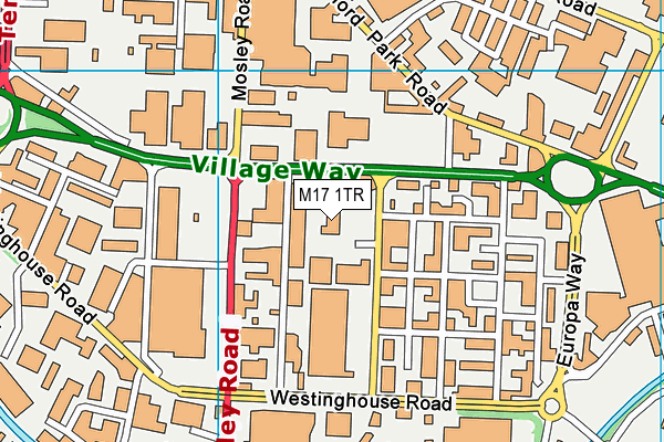 M17 1TR map - OS VectorMap District (Ordnance Survey) M17 1TR map - OS VectorMap District (Ordnance Survey)