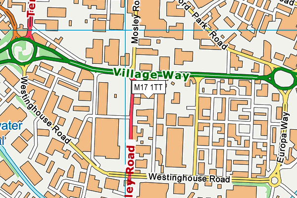 M17 1TT map - OS VectorMap District (Ordnance Survey) M17 1TT map - OS VectorMap District (Ordnance Survey)