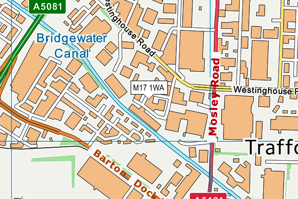 M17 1WA map - OS VectorMap District (Ordnance Survey) M17 1WA map - OS VectorMap District (Ordnance Survey)