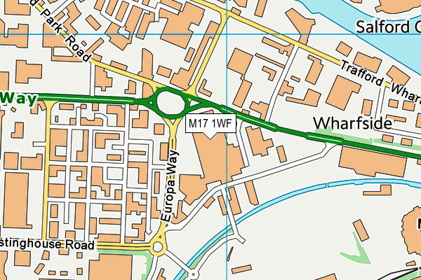 M17 1WF map - OS VectorMap District (Ordnance Survey) M17 1WF map - OS VectorMap District (Ordnance Survey)