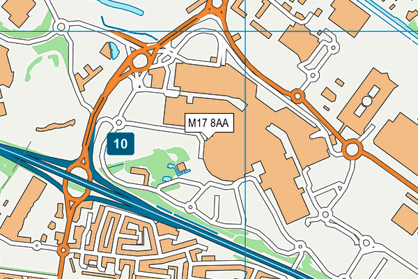 M17 8AA map - OS VectorMap District (Ordnance Survey) M17 8AA map - OS VectorMap District (Ordnance Survey)