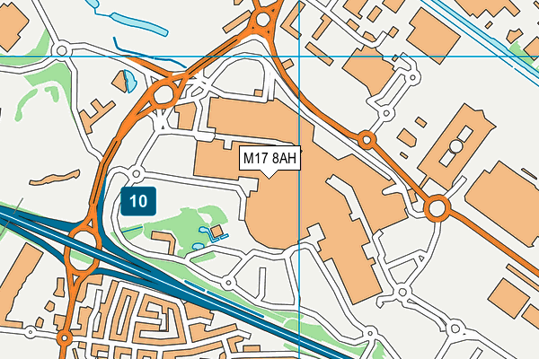 M17 8AH map - OS VectorMap District (Ordnance Survey) M17 8AH map - OS VectorMap District (Ordnance Survey)