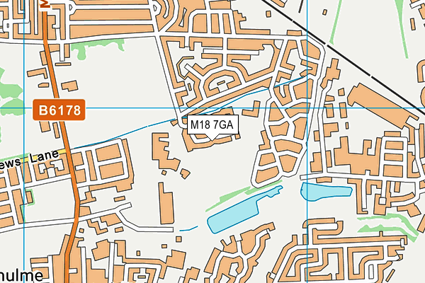 M18 7GA map - OS VectorMap District (Ordnance Survey) M18 7GA map - OS VectorMap District (Ordnance Survey)