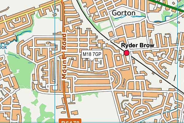 M18 7GP map - OS VectorMap District (Ordnance Survey) M18 7GP map - OS VectorMap District (Ordnance Survey)