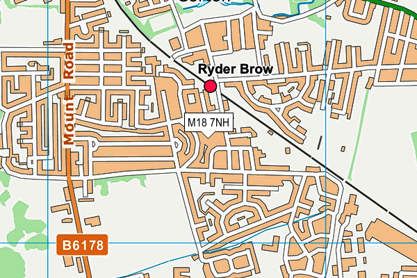 M18 7NH map - OS VectorMap District (Ordnance Survey) M18 7NH map - OS VectorMap District (Ordnance Survey)