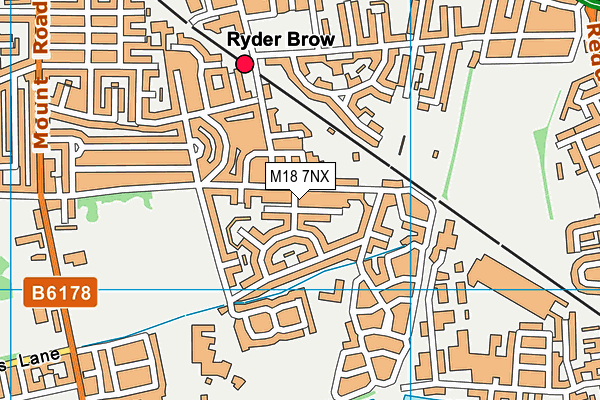 M18 7NX map - OS VectorMap District (Ordnance Survey) M18 7NX map - OS VectorMap District (Ordnance Survey)