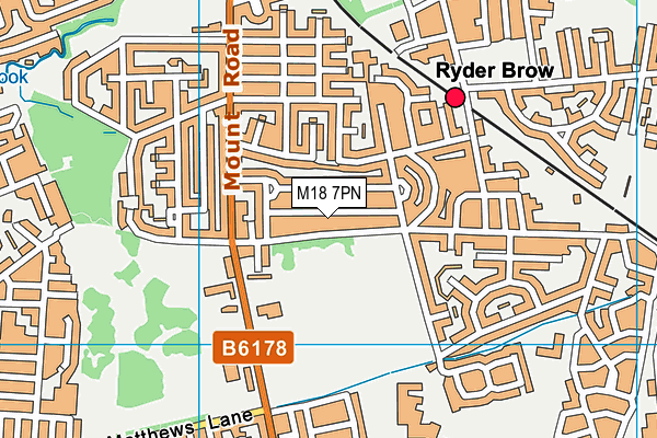 M18 7PN map - OS VectorMap District (Ordnance Survey) M18 7PN map - OS VectorMap District (Ordnance Survey)