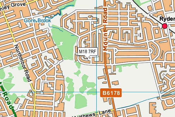 M18 7RF map - OS VectorMap District (Ordnance Survey) M18 7RF map - OS VectorMap District (Ordnance Survey)