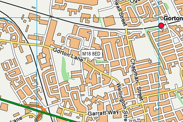 M18 8ED map - OS VectorMap District (Ordnance Survey) M18 8ED map - OS VectorMap District (Ordnance Survey)