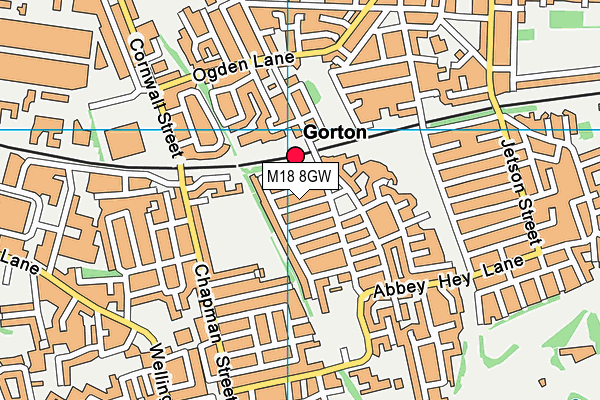 M18 8GW map - OS VectorMap District (Ordnance Survey) M18 8GW map - OS VectorMap District (Ordnance Survey)