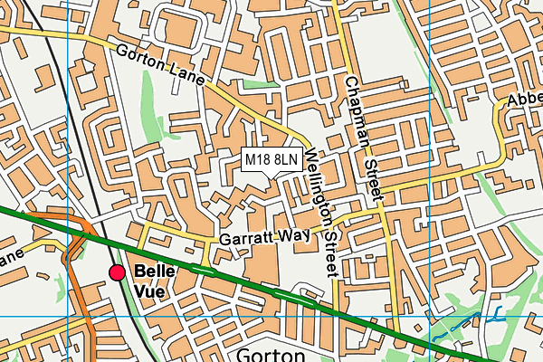 M18 8LN map - OS VectorMap District (Ordnance Survey) M18 8LN map - OS VectorMap District (Ordnance Survey)