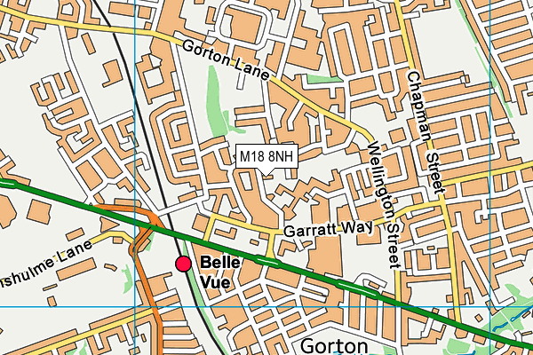 M18 8NH map - OS VectorMap District (Ordnance Survey) M18 8NH map - OS VectorMap District (Ordnance Survey)