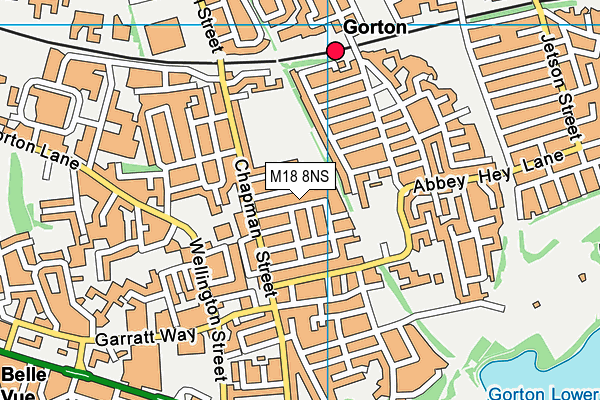 M18 8NS map - OS VectorMap District (Ordnance Survey) M18 8NS map - OS VectorMap District (Ordnance Survey)