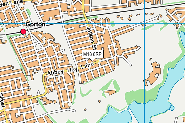 M18 8RP map - OS VectorMap District (Ordnance Survey) M18 8RP map - OS VectorMap District (Ordnance Survey)