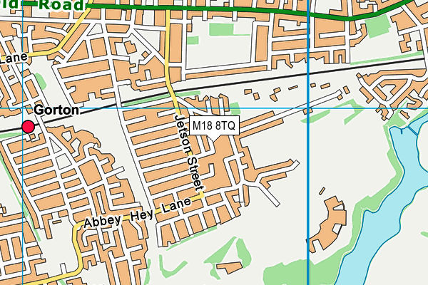 M18 8TQ map - OS VectorMap District (Ordnance Survey) M18 8TQ map - OS VectorMap District (Ordnance Survey)