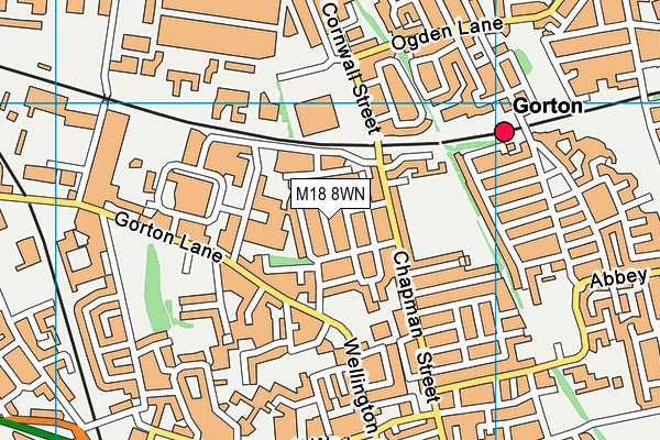 M18 8WN map - OS VectorMap District (Ordnance Survey) M18 8WN map - OS VectorMap District (Ordnance Survey)