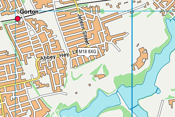 M18 8XG map - OS VectorMap District (Ordnance Survey) M18 8XG map - OS VectorMap District (Ordnance Survey)