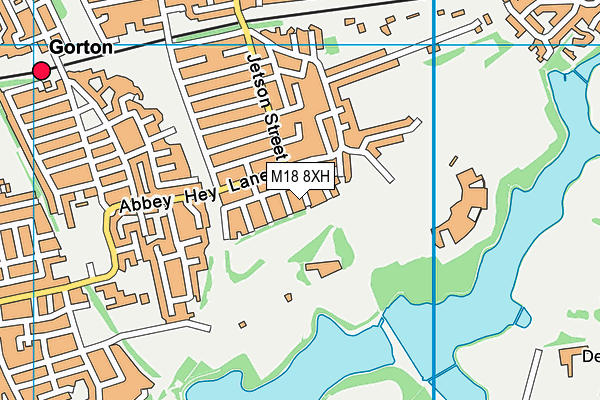 M18 8XH map - OS VectorMap District (Ordnance Survey) M18 8XH map - OS VectorMap District (Ordnance Survey)