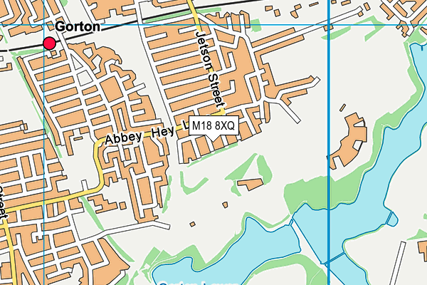 M18 8XQ map - OS VectorMap District (Ordnance Survey) M18 8XQ map - OS VectorMap District (Ordnance Survey)