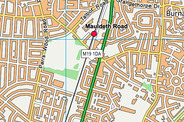 M19 1DA map - OS VectorMap District (Ordnance Survey) M19 1DA map - OS VectorMap District (Ordnance Survey)