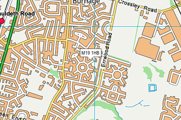 M19 1HB map - OS VectorMap District (Ordnance Survey) M19 1HB map - OS VectorMap District (Ordnance Survey)