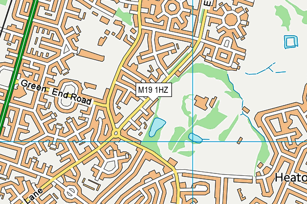M19 1HZ map - OS VectorMap District (Ordnance Survey) M19 1HZ map - OS VectorMap District (Ordnance Survey)