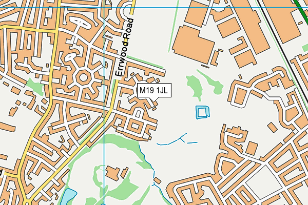 M19 1JL map - OS VectorMap District (Ordnance Survey) M19 1JL map - OS VectorMap District (Ordnance Survey)