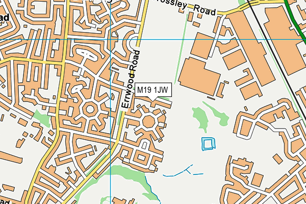 M19 1JW map - OS VectorMap District (Ordnance Survey) M19 1JW map - OS VectorMap District (Ordnance Survey)
