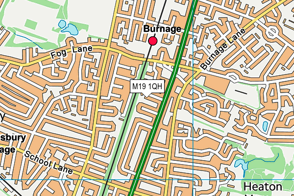 M19 1QH map - OS VectorMap District (Ordnance Survey) M19 1QH map - OS VectorMap District (Ordnance Survey)
