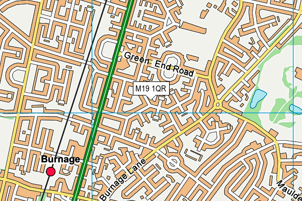 M19 1QR map - OS VectorMap District (Ordnance Survey) M19 1QR map - OS VectorMap District (Ordnance Survey)