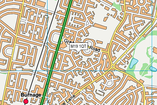 M19 1QT map - OS VectorMap District (Ordnance Survey) M19 1QT map - OS VectorMap District (Ordnance Survey)