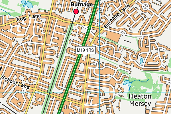 M19 1RS map - OS VectorMap District (Ordnance Survey) M19 1RS map - OS VectorMap District (Ordnance Survey)