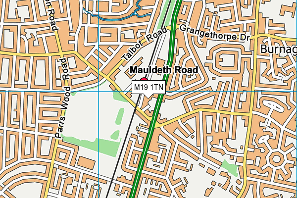 M19 1TN map - OS VectorMap District (Ordnance Survey) M19 1TN map - OS VectorMap District (Ordnance Survey)