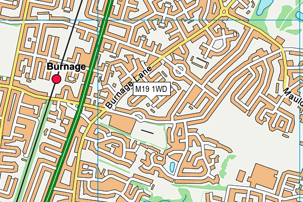 M19 1WD map - OS VectorMap District (Ordnance Survey) M19 1WD map - OS VectorMap District (Ordnance Survey)