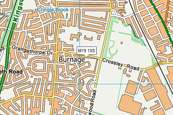 M19 1XS map - OS VectorMap District (Ordnance Survey) M19 1XS map - OS VectorMap District (Ordnance Survey)