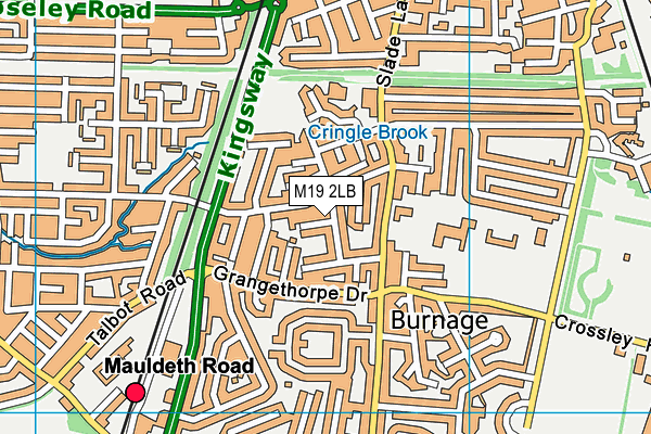 M19 2LB map - OS VectorMap District (Ordnance Survey) M19 2LB map - OS VectorMap District (Ordnance Survey)