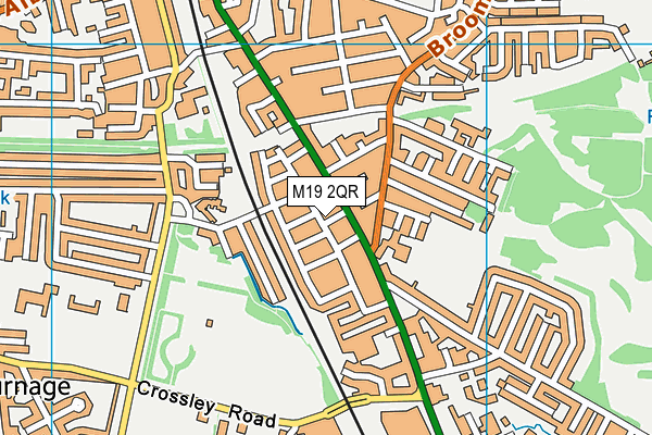 M19 2QR map - OS VectorMap District (Ordnance Survey) M19 2QR map - OS VectorMap District (Ordnance Survey)
