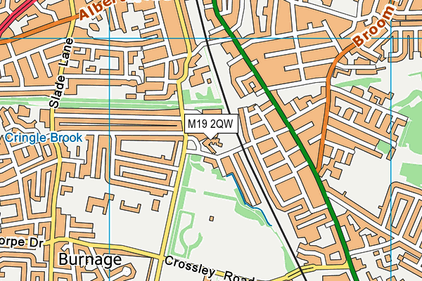 M19 2QW map - OS VectorMap District (Ordnance Survey) M19 2QW map - OS VectorMap District (Ordnance Survey)