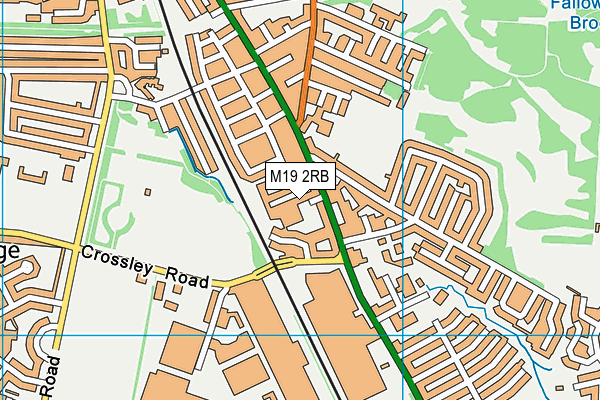 M19 2RB map - OS VectorMap District (Ordnance Survey) M19 2RB map - OS VectorMap District (Ordnance Survey)